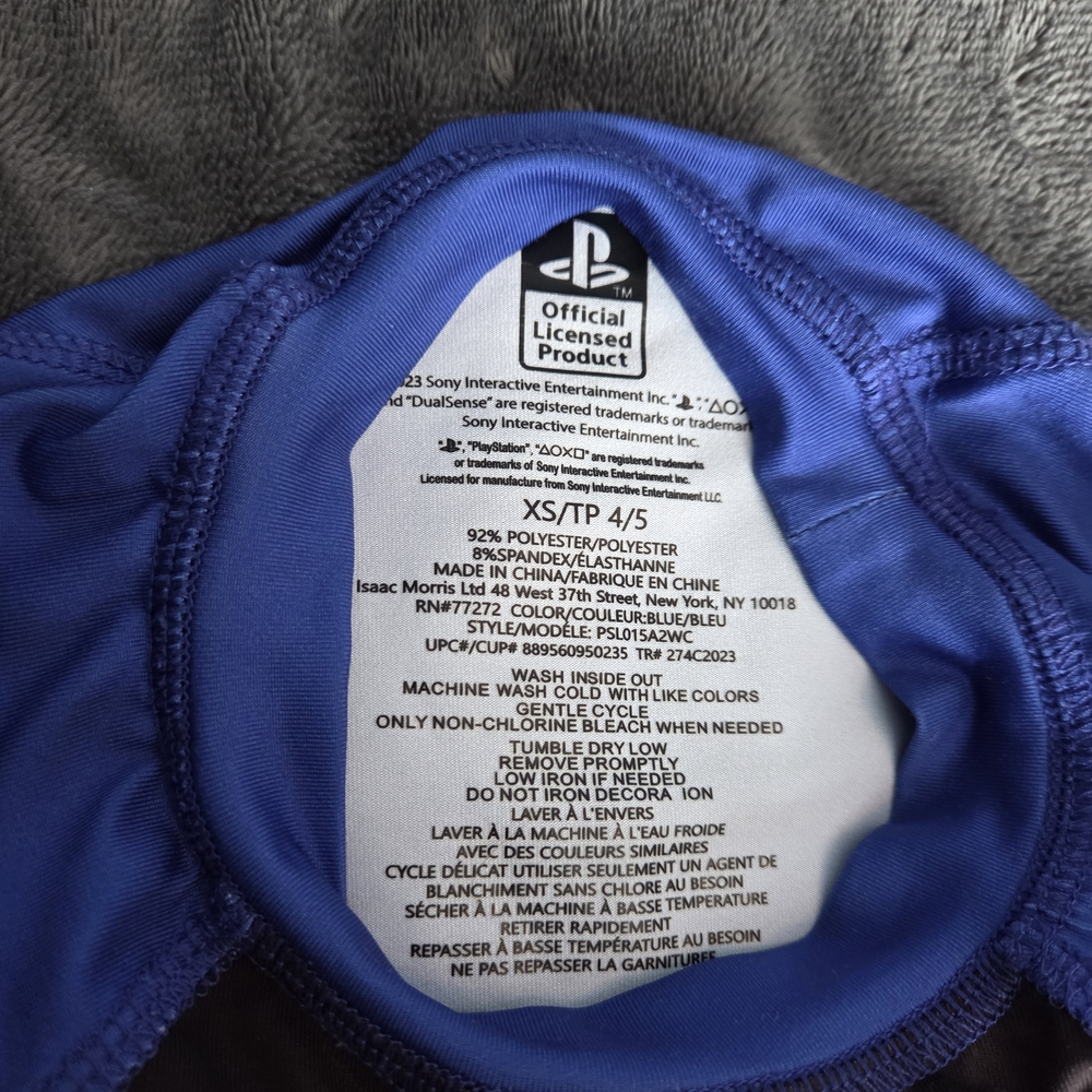 ☀️ 3/$15 - Sony Kids' Blue Rash Guard Swim Shirt - Picture 4 of 5